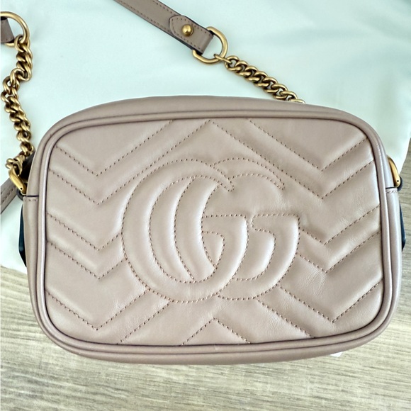 Gucci mini GG Marmont chain shoulder bag - Picture 4 of 11